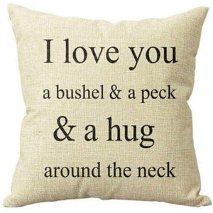 I Love You a Bushel and a Peck